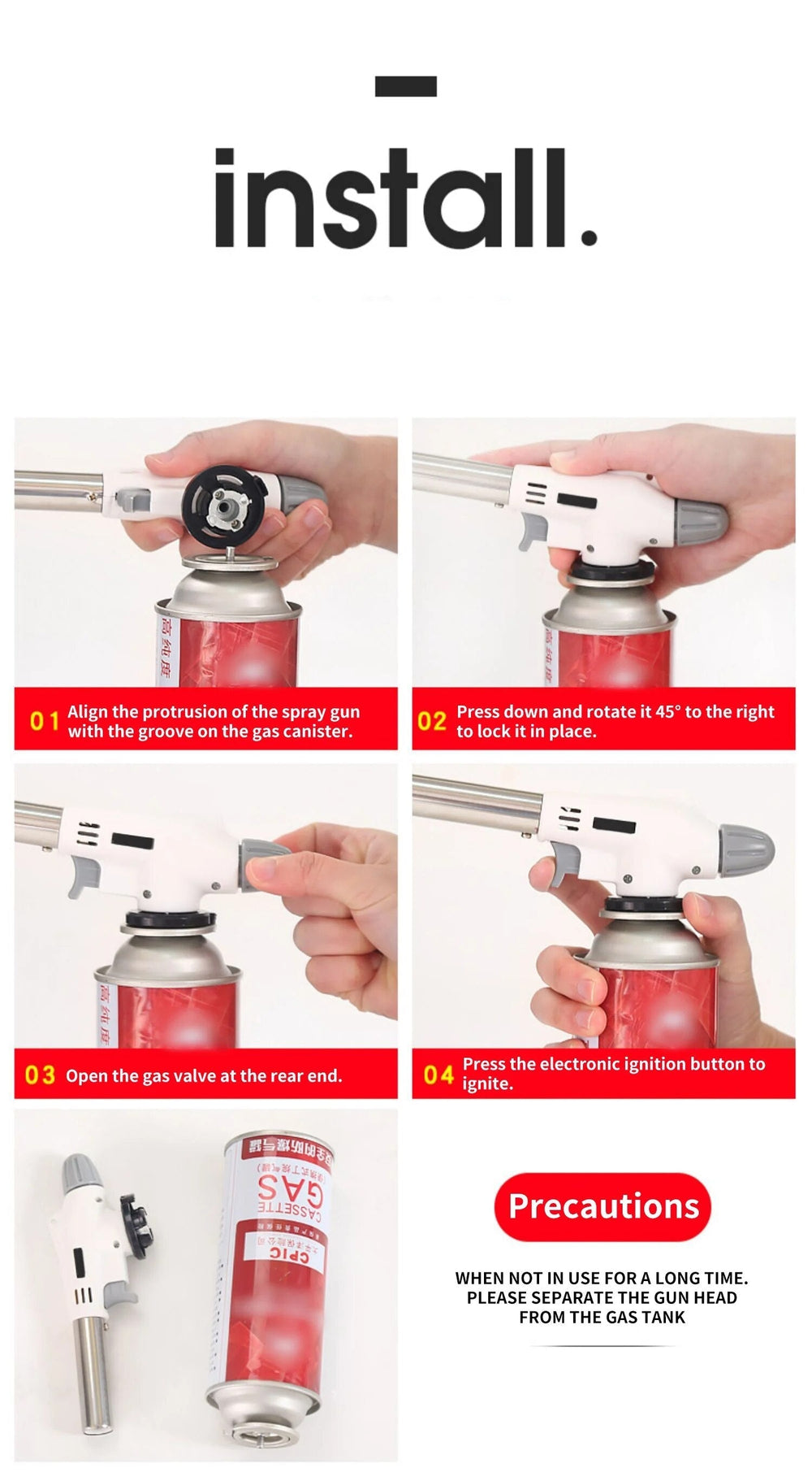 Enhanced Product Title: **Portable Butane Gas Stove - Versatile Metal Cooking Flame Gun for BBQ, Camping, and Outdoor Cooking** 

This title includes relevant keywords while maintaining clarity and appeal for potential buyers.
