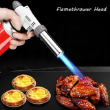 Enhanced Product Title: **Portable Butane Gas Stove - Versatile Metal Cooking Flame Gun for BBQ, Camping, and Outdoor Cooking** 

This title includes relevant keywords while maintaining clarity and appeal for potential buyers.