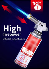 Enhanced Product Title: **Portable Butane Gas Stove - Versatile Metal Cooking Flame Gun for BBQ, Camping, and Outdoor Cooking** 

This title includes relevant keywords while maintaining clarity and appeal for potential buyers.