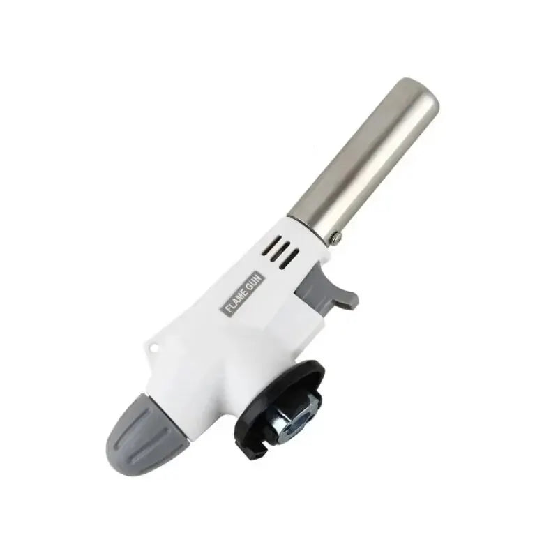 Enhanced Product Title: **Portable Butane Gas Stove - Versatile Metal Cooking Flame Gun for BBQ, Camping, and Outdoor Cooking** 

This title includes relevant keywords while maintaining clarity and appeal for potential buyers.