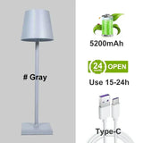 Portable Modern Aluminium Dimmable Table Lamp - LumiNova | Stylish LED Lighting for Home & Office