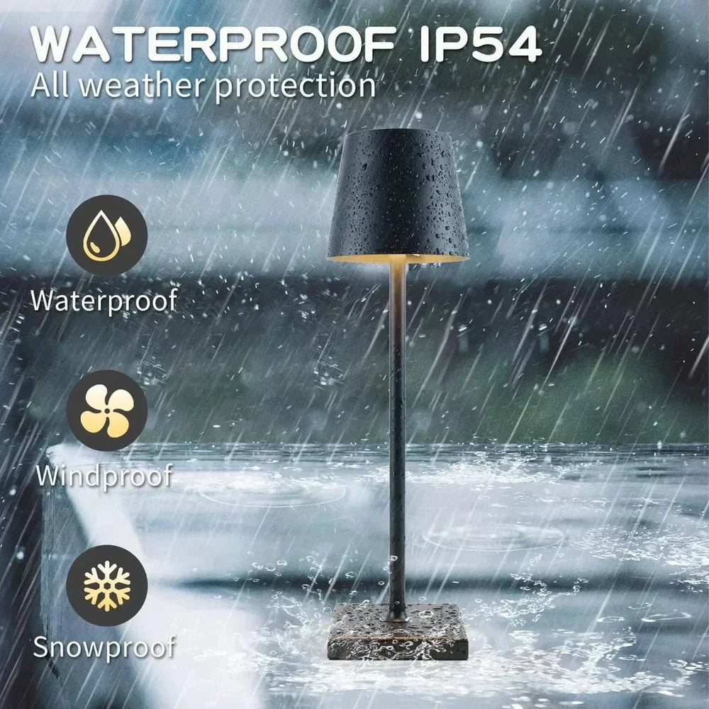 Portable Modern Aluminium Dimmable Table Lamp - LumiNova | Stylish LED Lighting for Home & Office