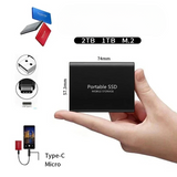 High-Speed Compact SSD Drive - Portable External Storage Solution for Fast Data Transfer