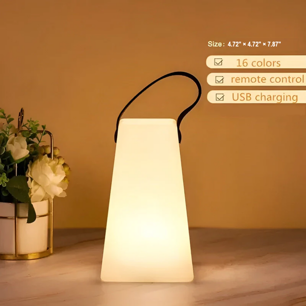 Enhanced Product Title: **RadianceFlex Portable Waterproof Wireless Table Lamp - Stylish & Versatile Outdoor Lighting Solution**
