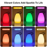 Enhanced Product Title: **RadianceFlex Portable Waterproof Wireless Table Lamp - Stylish & Versatile Outdoor Lighting Solution**