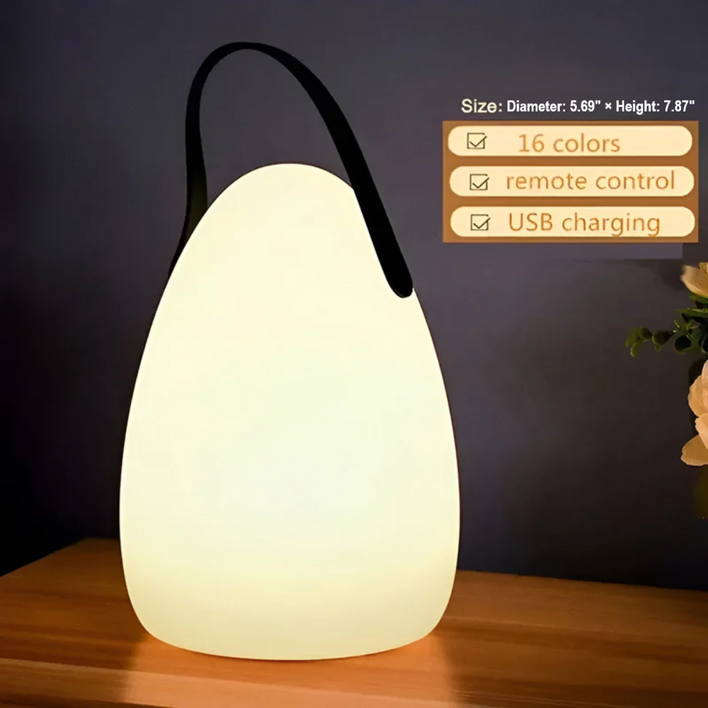 Enhanced Product Title: **RadianceFlex Portable Waterproof Wireless Table Lamp - Stylish & Versatile Outdoor Lighting Solution**
