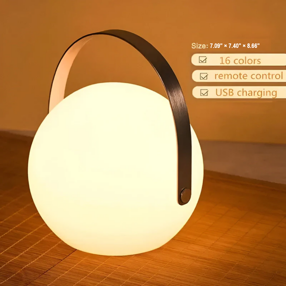 Enhanced Product Title: **RadianceFlex Portable Waterproof Wireless Table Lamp - Stylish & Versatile Outdoor Lighting Solution**