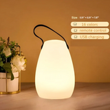 Enhanced Product Title: **RadianceFlex Portable Waterproof Wireless Table Lamp - Stylish & Versatile Outdoor Lighting Solution**