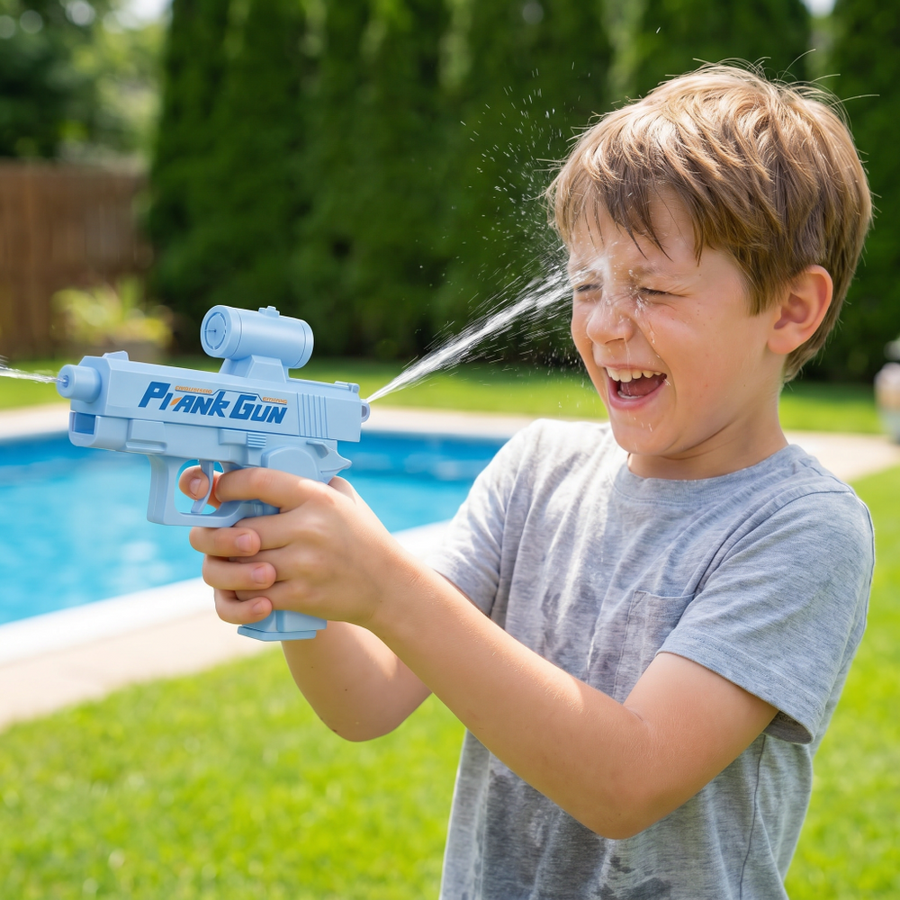 Prank Water Gun – Kids Double-Sided Shooter, Non-Toxic Design