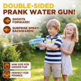 Prank Double-Sided Water Gun – Non-Toxic Material, Compact Design & Kids Outdoor Fun
