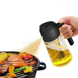 Premium 2-in-1 Olive Oil Spray - DualSpray | Versatile Cooking & Baking Spray for Healthy Meals