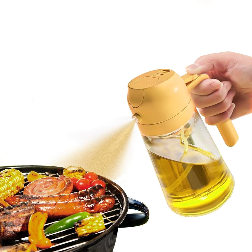 Premium 2-in-1 Olive Oil Spray - DualSpray | Versatile Cooking & Baking Spray for Healthy Meals