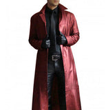 Long Leather Men's Coat – Vittorio - 4