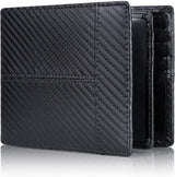 Premium SlimArmor RFID-Blocking Leather Bifold Wallet for Men - Stylish & Secure Design