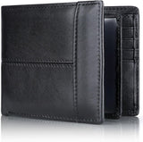 Premium SlimArmor RFID-Blocking Leather Bifold Wallet for Men - Stylish & Secure Design