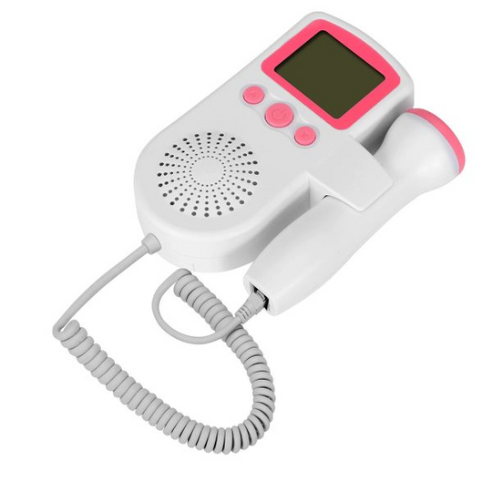 Portable Fetal Doppler Monitor - Heartbeat Detector for Expecting Moms | Easy-to-Use Prenatal Heartbeat Monitor