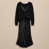 Rose Satin Slip Maxi Dress - additional view