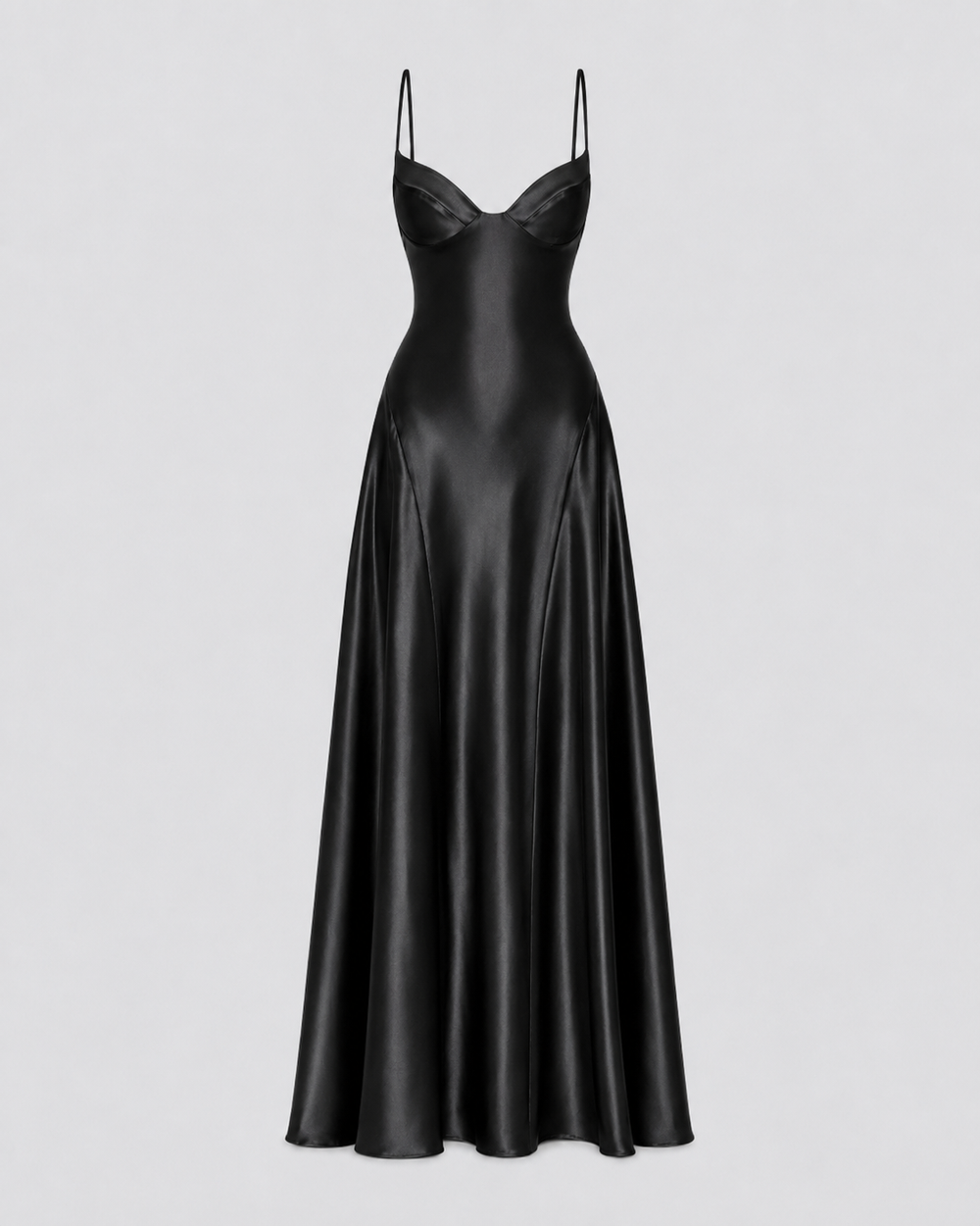 Buttercup Satin Slip Gown - additional view