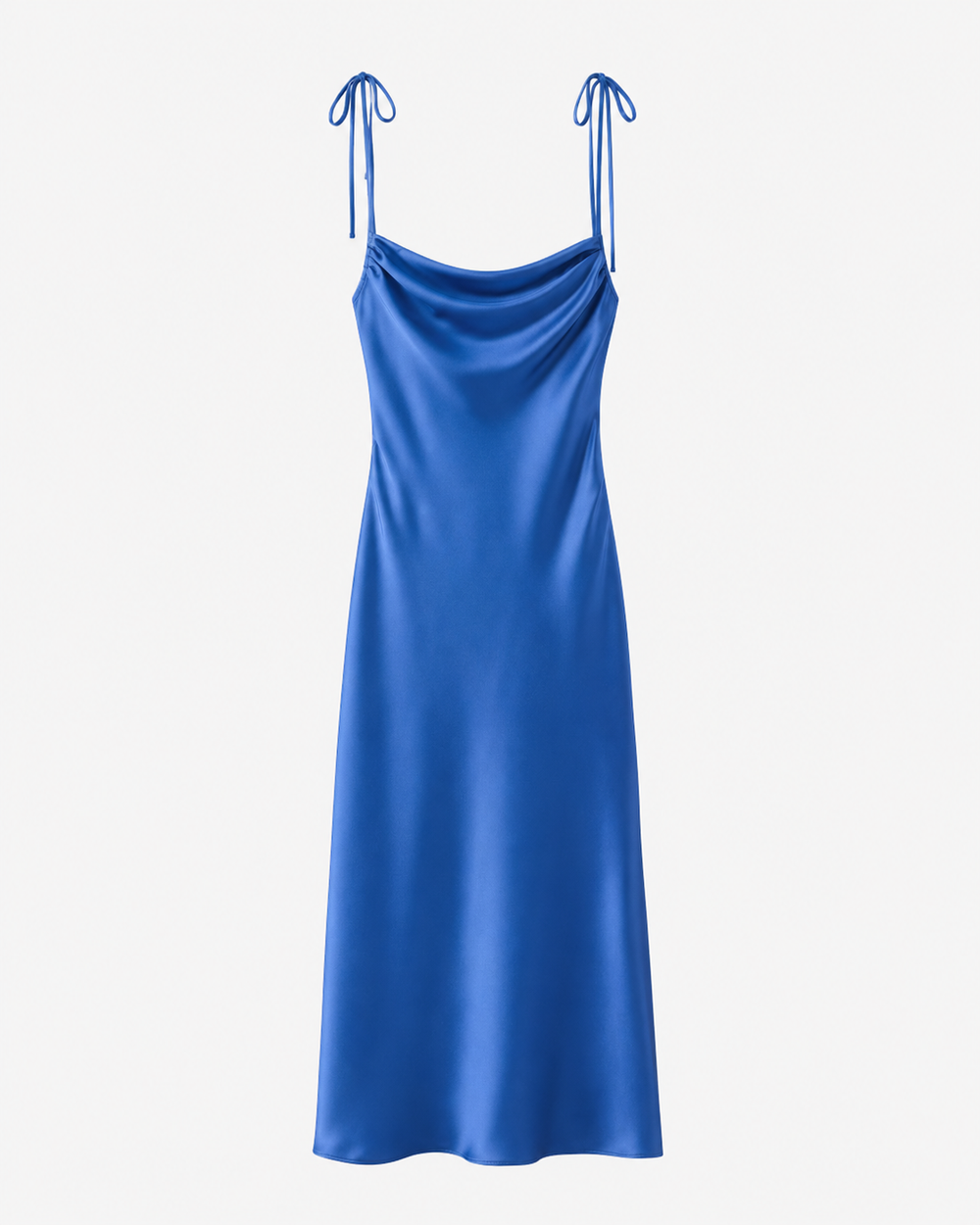 Blush Tie-Shoulder Slip Dress - additional view