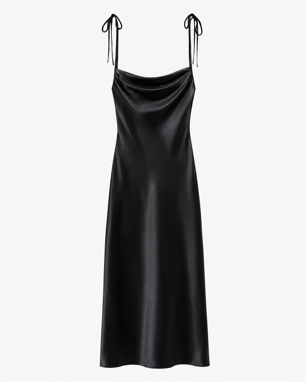 Blush Tie-Shoulder Slip Dress - additional view