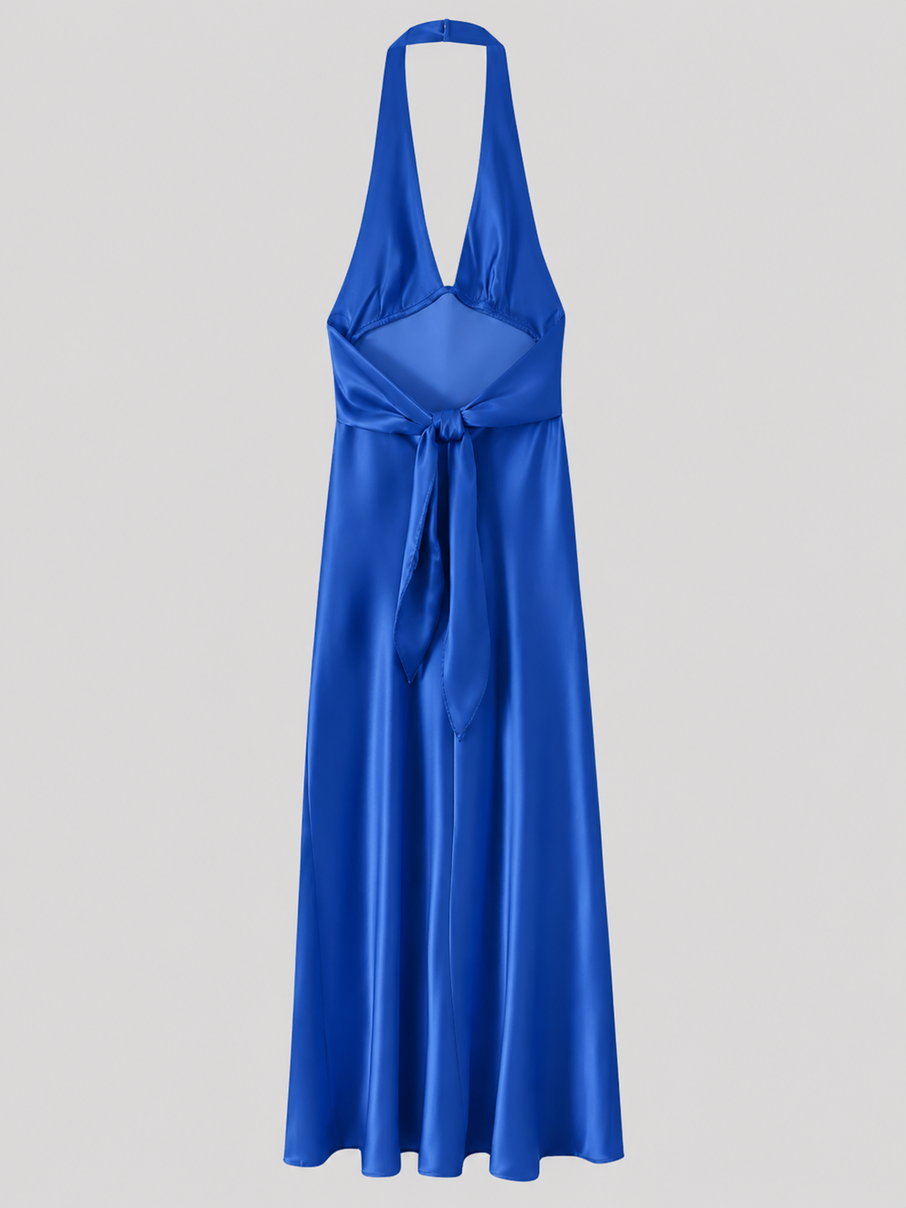 Sunshine Halter Satin Maxi - additional view