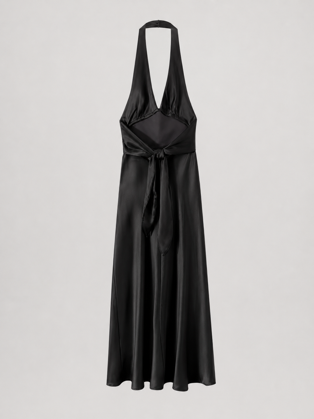 Sunshine Halter Satin Maxi - additional view