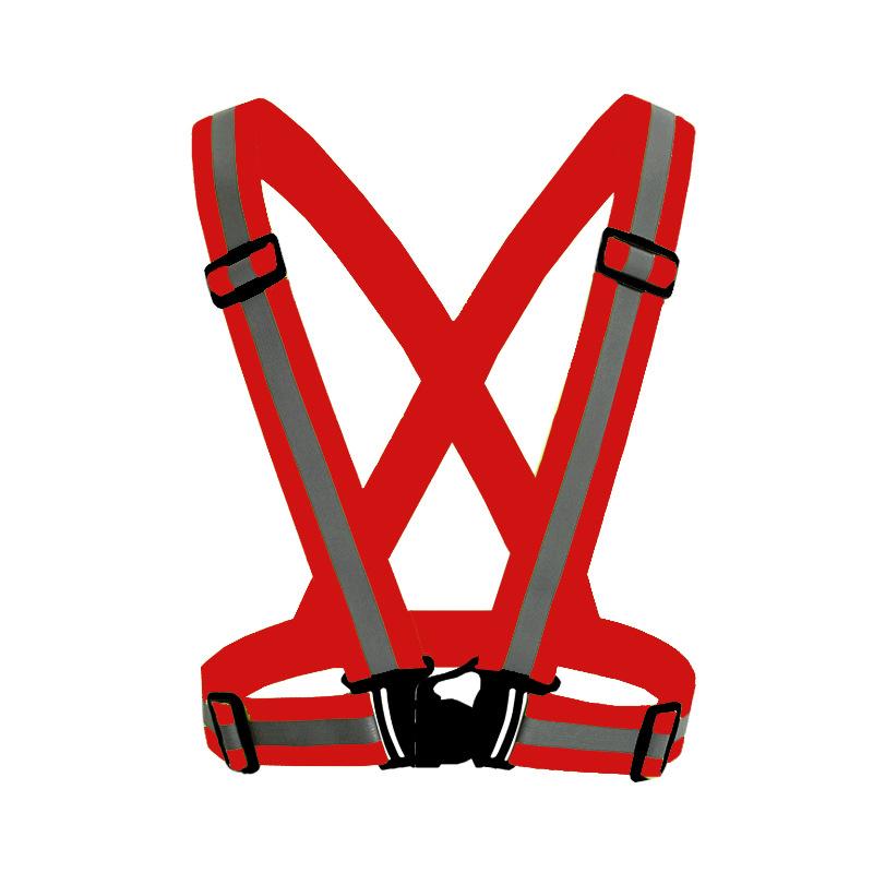 Reflective Safety Vest with Adjustable Straps
