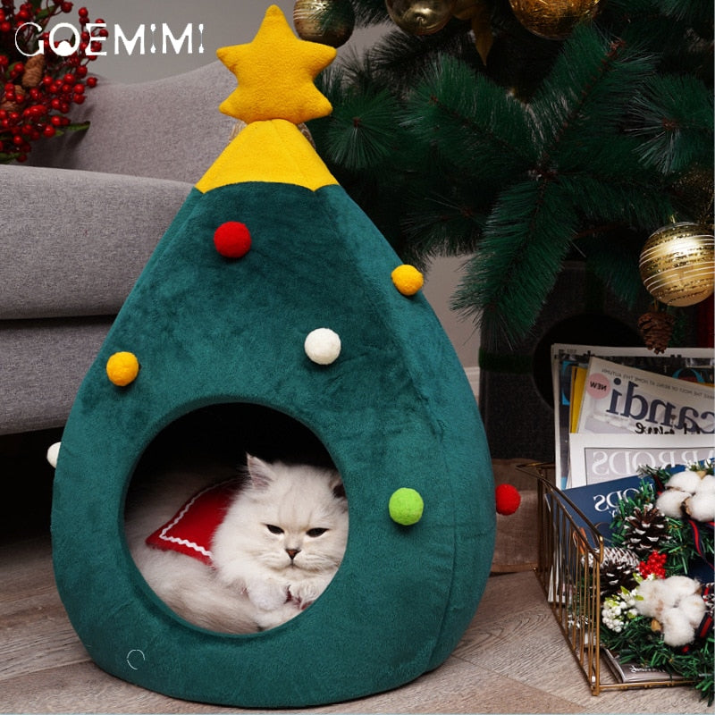 Enhanced Product Title: "FestivePurr Katzenbett Weihnachtsbaum – Gemütliches und Stilvolles Katzenbett für die Feiertage" 

This title includes keywords that may improve search visibility while maintaining clarity and appeal.