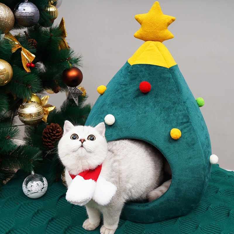 Enhanced Product Title: "FestivePurr Katzenbett Weihnachtsbaum – Gemütliches und Stilvolles Katzenbett für die Feiertage" 

This title includes keywords that may improve search visibility while maintaining clarity and appeal.