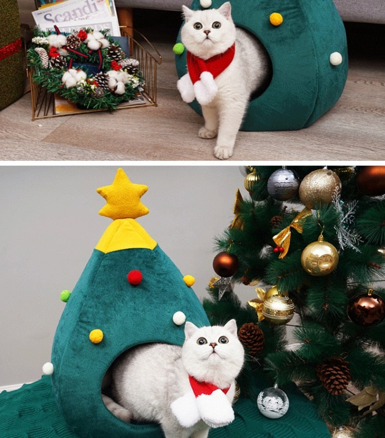 Enhanced Product Title: "FestivePurr Katzenbett Weihnachtsbaum – Gemütliches und Stilvolles Katzenbett für die Feiertage" 

This title includes keywords that may improve search visibility while maintaining clarity and appeal.
