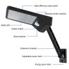 Solar Motion Sensor Outdoor Light – 800 Lumens, Remote Control & IP65 Waterproof