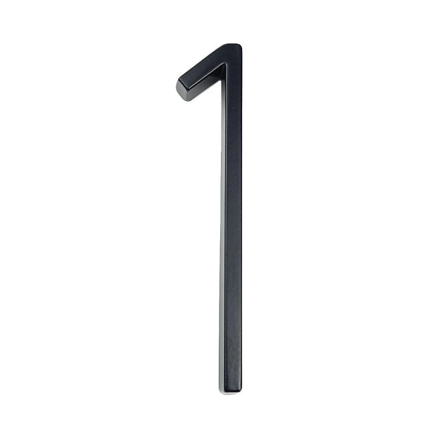 Modern House Number – Weatherproof Zinc Alloy, 12cm & Rust-Resistant