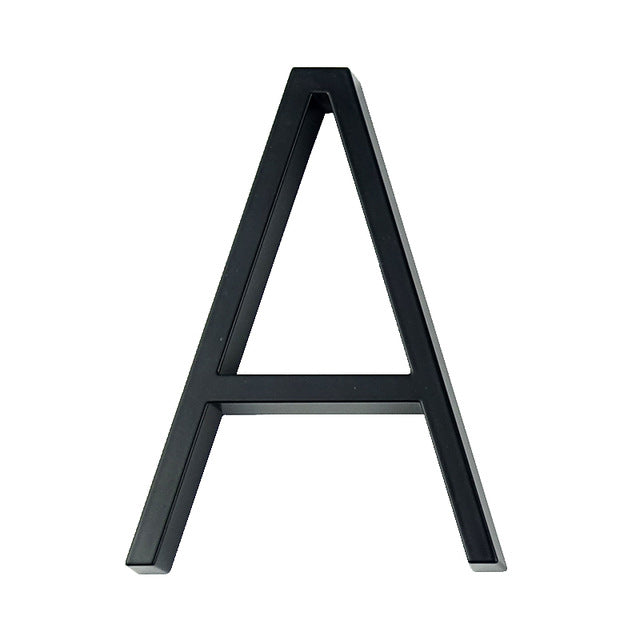 Modern House Number – Weatherproof Zinc Alloy, 12cm & Rust-Resistant