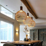 Handcrafted Wooden Pendant Light | Natural Scandinavian Design