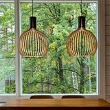 Handcrafted Wooden Pendant Light | Natural Scandinavian Design
