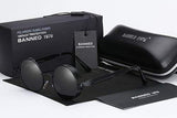 Retro Round Polarized Steampunk Sunglasses - Argo