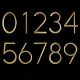 BowLift | Gold Modern House Numbers