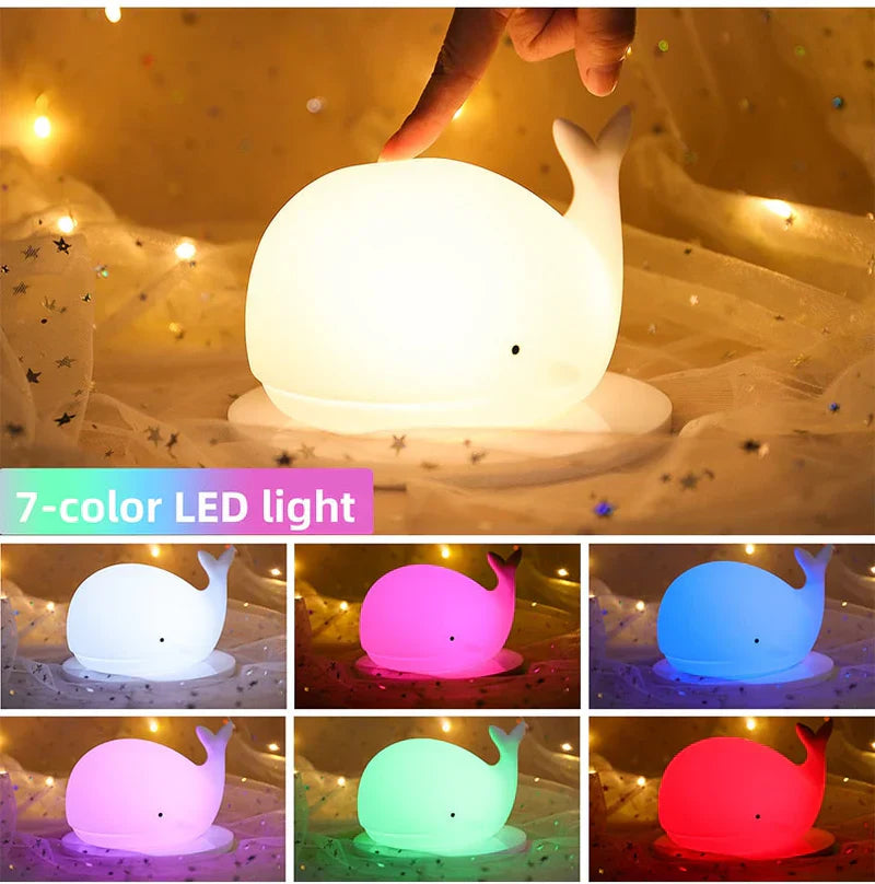 Enhanced Product Title: "Wal Nachtlicht mit Farbwechsel-LED – Touchsteuerung & USB Aufladung – Ideal für Kinderzimmer & Nachtlicht" 

This title includes keywords that can improve search visibility while clearly describing the product's features and inten
