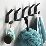 Kalsten | Aviro Aluminum Wall Hooks Black/White - Modern Decorative Coat Hooks