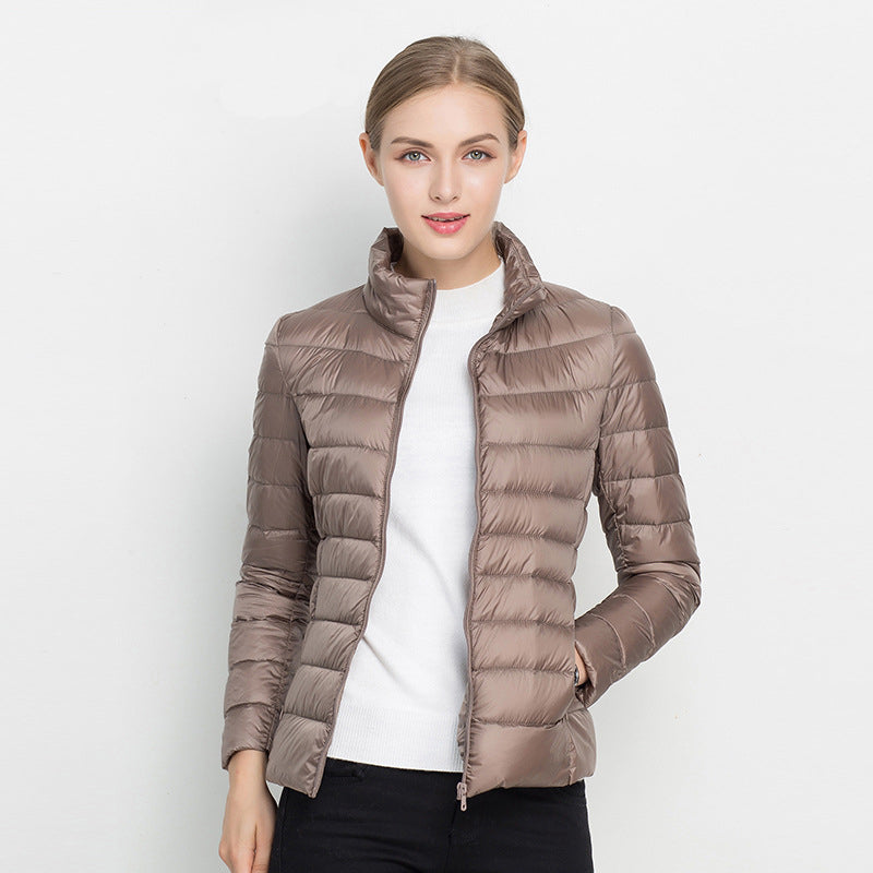 Urban Chic Lightweight Down Jacket – Diana – Beige