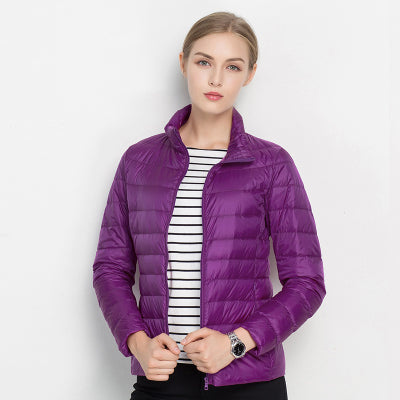 Urban Chic Lightweight Down Jacket – Diana – Violet