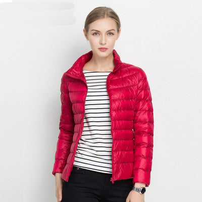 Urban Chic Lightweight Down Jacket – Diana – Red