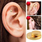 Nicotine-Free Magnetic Stop-Smoking Patch – 24K Gold-Plated Auriculotherapy, Reusable