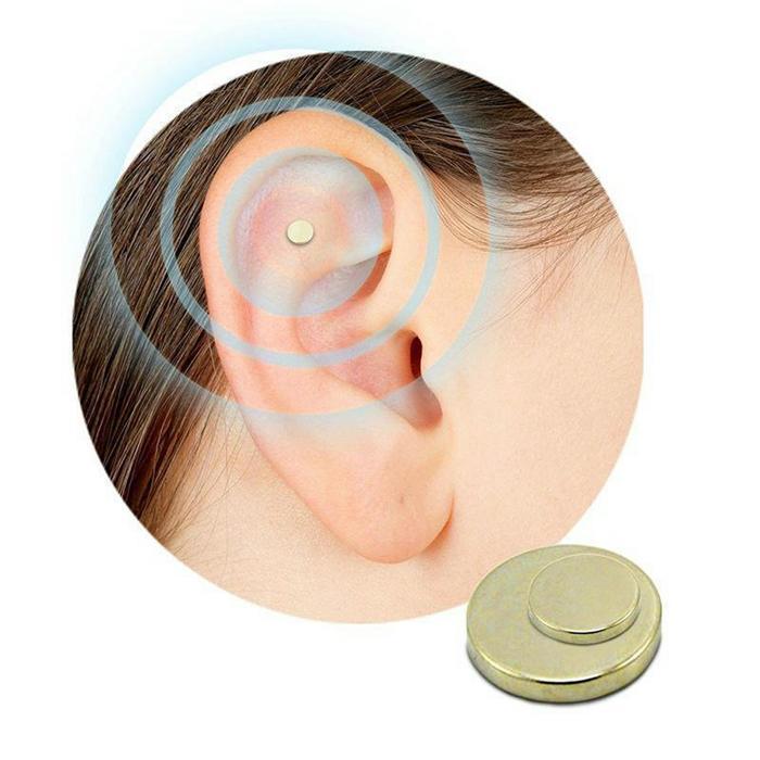 Nicotine-Free Magnetic Stop-Smoking Patch – 24K Gold-Plated Auriculotherapy, Reusable