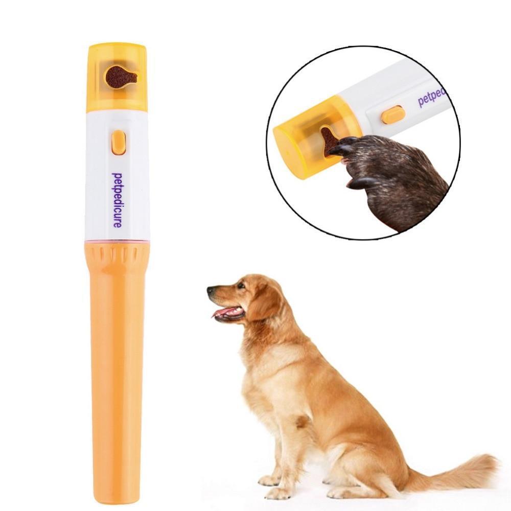 Battery Pet Nail Grinder – Painless Grinding, Debris Cap, Dogs & Cats, All Sizes
