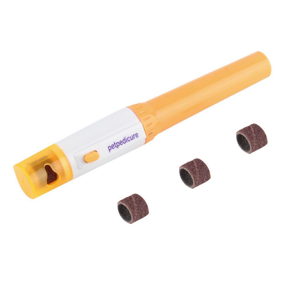 Battery Pet Nail Grinder – Painless Grinding, Debris Cap, Dogs & Cats, All Sizes
