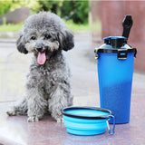 PawBuddy™ 2-in-1 Travel Cup with Food Bowl