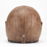 BowLift | Retro Vintage Motorcycle Helmet Open Face With Goggle Mask