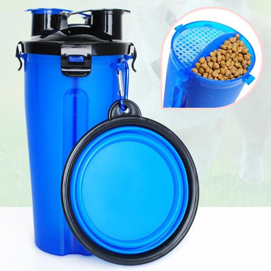 2-in-1 Travel Cup with Food Bowl