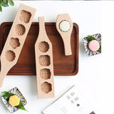 Artisan Wooden Christmas Cookie Molds – Hand-Carved Gingerbread Stamps